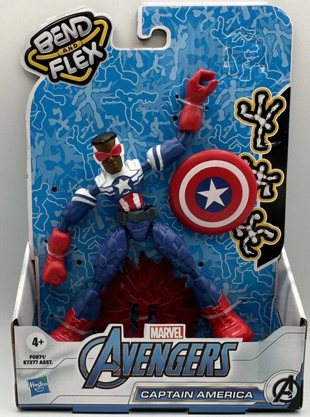 Hasbro Marvel Avengers Bend and Flex Captain America Action Figure